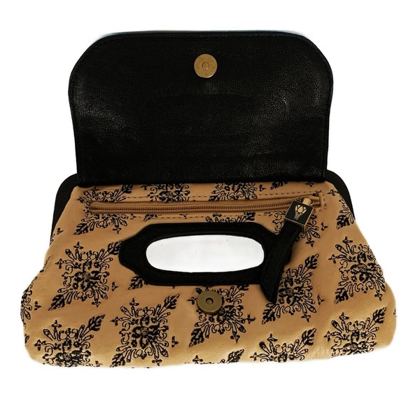 Isabella Fiore Once Upon A Time East/West Kisslock Frame Wallet Clutch Bag - Picture 4 of 9